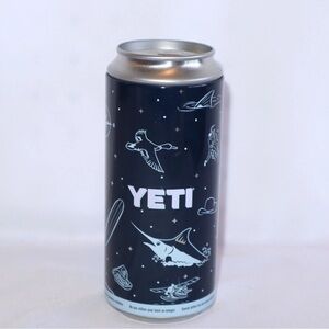 Yeti Stash Can Limited Edition Blue Outdoor Nature 12oz Storage Empty Can NEW